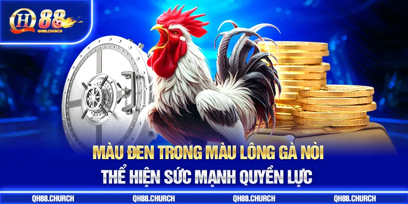 màu lông gà nòi đen